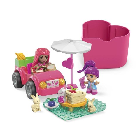 PROMO MEGA BLOKS Barbie Color Reveal Kabriolecik Wesoła wycieczka Zestaw klocków 66el HKF90 MATTEL PROMO MEGA BLOKS Barbie Color Reveal Kabriolecik Wesoła wycieczka Zestaw klocków 66el HKF90 MATTEL
