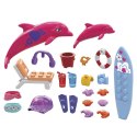 PROMO MEGA BLOKS Color Reveal Przygoda z delfinami Zestaw klocków HHW83 p4 MATTEL