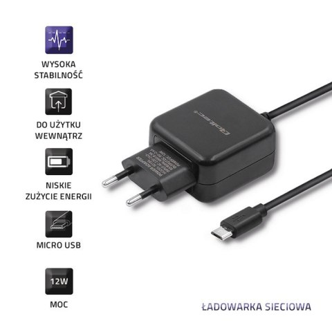 Qoltec Ładowarka sieciowa 12W | 5V | 2.4A | Micro USB Qoltec Ładowarka sieciowa 12W | 5V | 2.4A | Micro USB