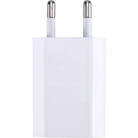 Sieciowa Ładowarka 100-240V - USB 5V 1A Slim Biała Sieciowa Ładowarka 100-240V - USB 5V 1A Slim Biała