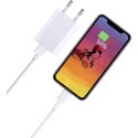 Sieciowa Ładowarka 100-240V - USB 5V 1A Slim Biała