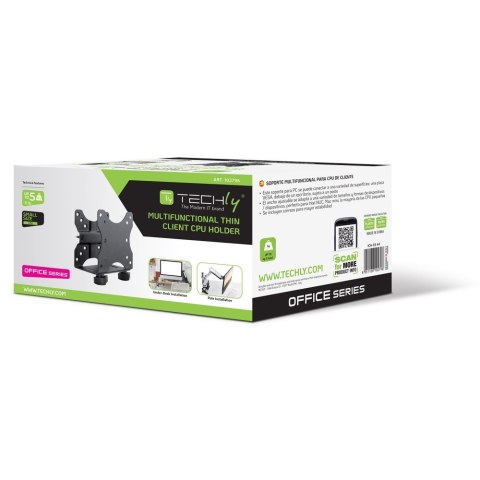 Techly Uchwyt VESA do Mikrokomputera Mini PC Techly Uchwyt VESA do Mikrokomputera Mini PC