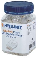 Wtyk RJ45 UTP kat.5e 8P8C 2-ząbkowy (100 szt.) Intellinet