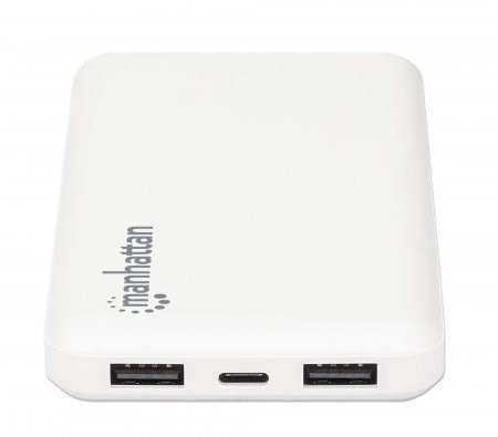 Zasilacz PowerBank 10000mAh 2x USB-A 2.1A/1A Kabel USB 2w1 Zasilacz PowerBank 10000mAh 2x USB-A 2.1A/1A Kabel USB 2w1