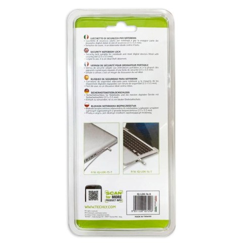Linka zabezpieczająca Nano Slot 2.5x5.5mm na Klucz 1.8m Linka zabezpieczająca Nano Slot 2.5x5.5mm na Klucz 1.8m