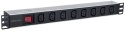 Listwa zasilajca rackowa 19" IEC320 C13 1U Intellinet (2m)