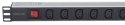 Listwa zasilajca rackowa 19" IEC320 C13 1U Intellinet (2m)