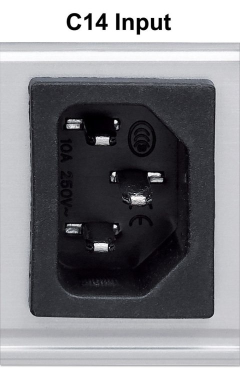 Listwa zasilajca rackowa 19" IEC320 C13 1U Intellinet (2m) Listwa zasilajca rackowa 19" IEC320 C13 1U Intellinet (2m)