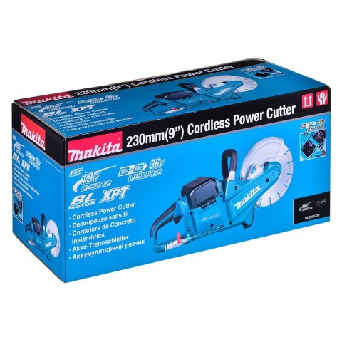 MAKITA PRZECINARKA TARCZOWA 230mm 2x18V BEZ AKUMULATORÓW I ŁADOWARKI DCE090ZX1 MAKITA PRZECINARKA TARCZOWA 230mm 2x18V BEZ AKUMULATORÓW I ŁADOWARKI DCE090ZX1