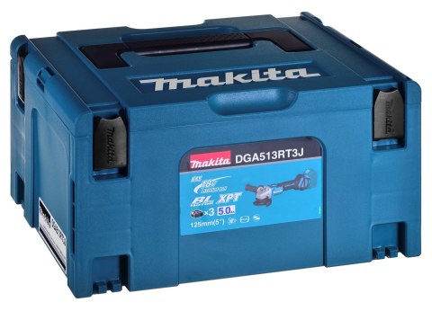 MAKITA.SZLIFIERKA KĄT. 18V 3x5,0Ah DGA513RTJ MAKITA.SZLIFIERKA KĄT. 18V 3x5,0Ah DGA513RTJ