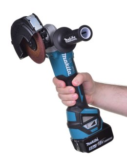 MAKITA SZLIFIERKA KĄTOWA 18V 125mm 2 x 5,0Ah LI-ION REG.OBR. BLDC WALIZKA MAKPAC DGA513RTJ