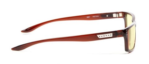 Okulary komputerowe GUNNAR Optiks Riot - Bursztynowe soczewki, brązowe Okulary komputerowe GUNNAR Optiks Riot - Bursztynowe soczewki, brązowe