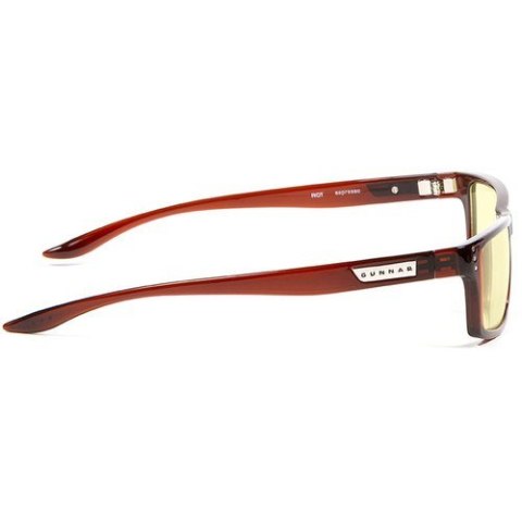 Okulary komputerowe GUNNAR Optiks Riot - Bursztynowe soczewki, brązowe Okulary komputerowe GUNNAR Optiks Riot - Bursztynowe soczewki, brązowe