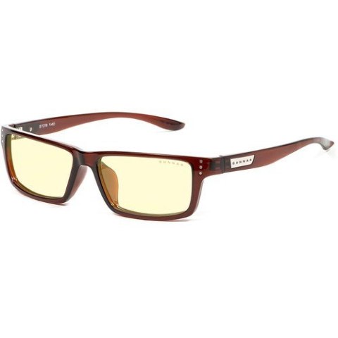 Okulary komputerowe GUNNAR Optiks Riot - Bursztynowe soczewki, brązowe Okulary komputerowe GUNNAR Optiks Riot - Bursztynowe soczewki, brązowe