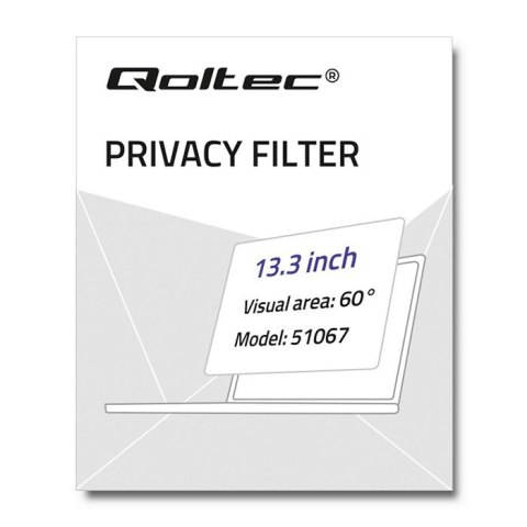 Qoltec Filtr prywatyzujący RODO do MacBook Air 13.3" | Ochrona wzroku Qoltec Filtr prywatyzujący RODO do MacBook Air 13.3" | Ochrona wzroku
