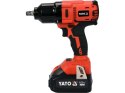 YATO KLUCZ UDAROWY BEZSZCZOTKOWY 18V LI-ION 1/2" 1x3,0Ah 700Nm