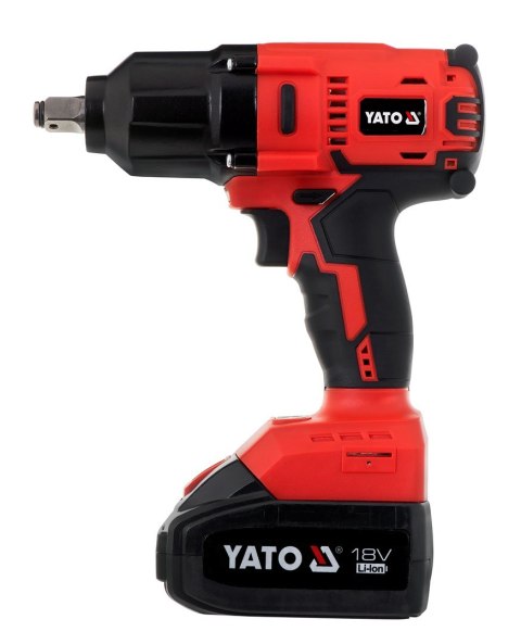 YATO KLUCZ UDAROWY BEZSZCZOTKOWY 18V LI-ION 1/2" 1x3,0Ah 700Nm YATO KLUCZ UDAROWY BEZSZCZOTKOWY 18V LI-ION 1/2" 1x3,0Ah 700Nm