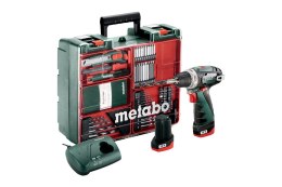 METABO WKRĘTARKA BS SET 12V + 63 ACC 34/17Nm 2x2,0Ah POWERMAXX BS SET