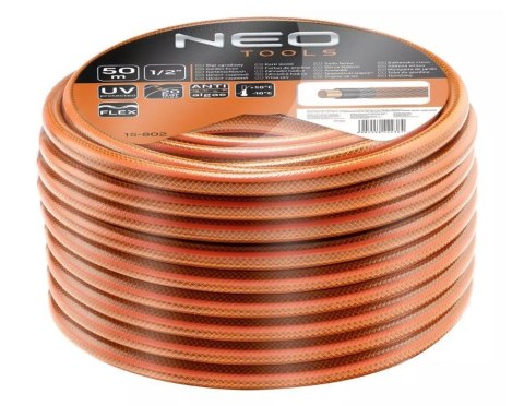 Wąż ogrodowy 1/2" x 50 m, 4-warstwowy NEO ECONOMIC Wąż ogrodowy 1/2" x 50 m, 4-warstwowy NEO ECONOMIC
