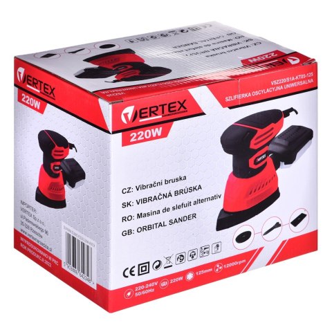 VERTEX SZLIFIERKA OSCYLACYJNA 220W VERTEX SZLIFIERKA OSCYLACYJNA 220W
