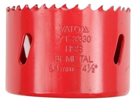 YATO OTWORNICA BIMETALOWA 64mm 3330 YATO OTWORNICA BIMETALOWA 64mm 3330