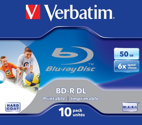 BD-R DL 6X 50GB 10PACK JC/PRINTABLE SURFACE BD-R DL 6X 50GB 10PACK JC/PRINTABLE SURFACE