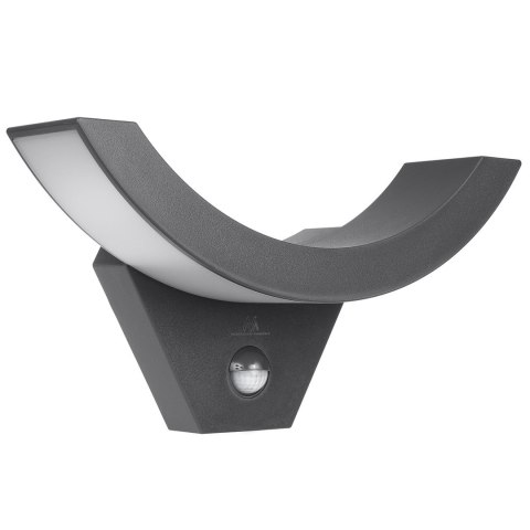 Lampa LED z czujnikiem ruchu Maclean, czujnik ruchu na podczerwień, kolor szary, 10W, IP54, 800lm, MCE290 GR Lampa LED z czujnikiem ruchu Maclean, czujnik ruchu na podczerwień, kolor szary, 10W, IP54, 800lm, MCE290 GR