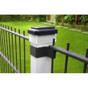 Lampa solarna LED na słupek GreenBlue, 60x40mm, daszek kopertowy, GB125