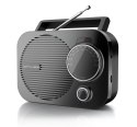 Muza | M-050 R | Przenośne radio | Wejście AUX | Czarny