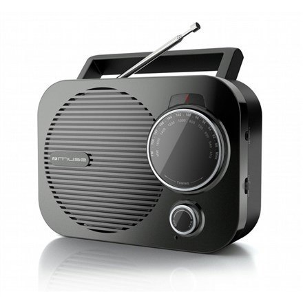 Muza | M-050 R | Przenośne radio | Wejście AUX | Czarny Muza | M-050 R | Przenośne radio | Wejście AUX | Czarny