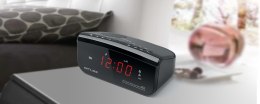 Muza | M-12CR | Funkcja alarmu | Czarny | Radiobudzik PLL