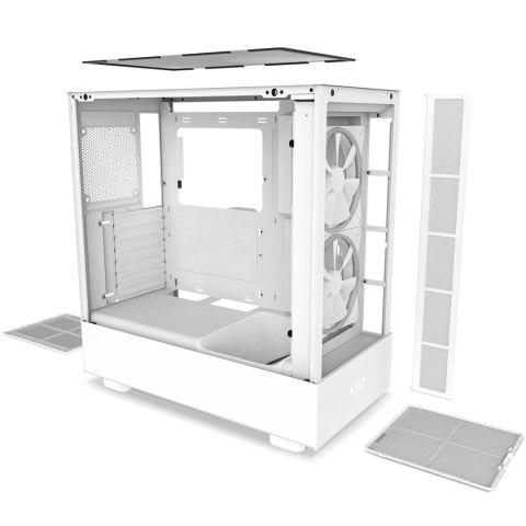 NZXT H5 Elite RGB Midi-Tower - biały NZXT H5 Elite RGB Midi-Tower - biały