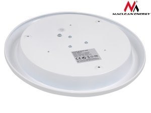 Plafon LED z czujnikiem ruchu Maclean, czujnik PIR, zasięg 6m, 12W, barwa neutralna biała (4000K), MCE131 Plafon LED z czujnikiem ruchu Maclean, czujnik PIR, zasięg 6m, 12W, barwa neutralna biała (4000K), MCE131