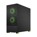 Projektowanie fraktalne | Pop Air RGB | Szyba boczna | Green Core TG Przezroczysty odcień | ATX, mATX, Mini ITX | Zasilacz w zes