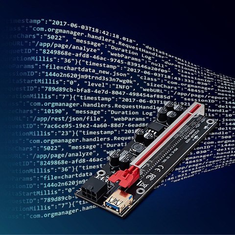 Qoltec Riser PCI-E 1x - 16x | USB 3.0 | ver. 009S Plus | SATA / PCI-E 6 pin Qoltec Riser PCI-E 1x - 16x | USB 3.0 | ver. 009S Plus | SATA / PCI-E 6 pin