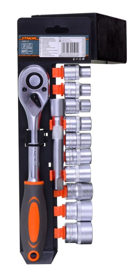 STHOR ZESTAW KLUCZY 1/2" 12el