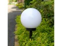 Solarna lampa wolnostojąca ogrodowa GreenBlue, kula, 20x20x53cm, kolorowy LED RGB, GB124