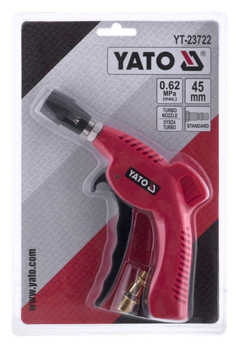 YATO PISTOLET DO PRZEDMUCHIWANIA KRÓTKI TURBO YATO PISTOLET DO PRZEDMUCHIWANIA KRÓTKI TURBO