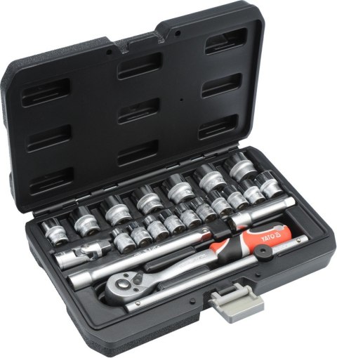 YATO ZESTAW KLUCZY 3/8" 22 elem. XS 38561 YATO ZESTAW KLUCZY 3/8" 22 elem. XS 38561