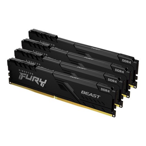 64GB DDR4-3200MHZ CL16 DIMM/(KIT OF 4) FURY BEAST BLACK 64GB DDR4-3200MHZ CL16 DIMM/(KIT OF 4) FURY BEAST BLACK