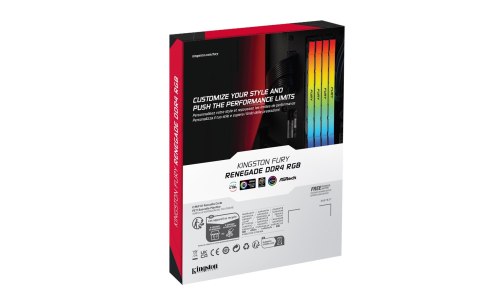 8GBDDR4-4000MT/S CL19DIMM/FURYRENEGADERGB 8GBDDR4-4000MT/S CL19DIMM/FURYRENEGADERGB