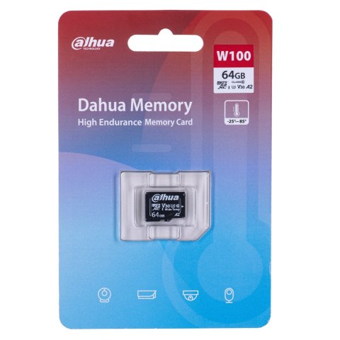 Karta pamięci 64GB DAHUA TF-W100-64GB Karta pamięci 64GB DAHUA TF-W100-64GB