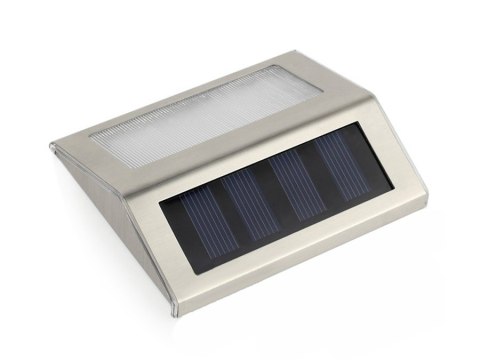 Lampa solarna Maclean, 2LED , na ogrodzenie, schody, elewację, kolor INOX, MCE119 Lampa solarna Maclean, 2LED , na ogrodzenie, schody, elewację, kolor INOX, MCE119