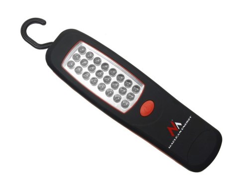 Lampa warsztatowa 24 LED Maclean, magnes, hak, 3xAA, MCE03 Lampa warsztatowa 24 LED Maclean, magnes, hak, 3xAA, MCE03