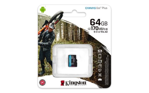 PAMIĘĆ MICRO SDXC 64GB UHS-I SDCG3/64GBSP KINGSTON PAMIĘĆ MICRO SDXC 64GB UHS-I SDCG3/64GBSP KINGSTON