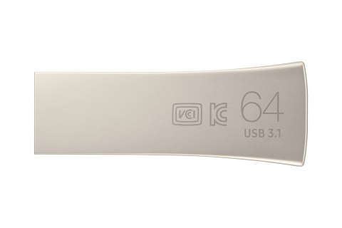SAMSUNG Karta pami?ci BAR Plus Champaign Silver USB 3.1 64GB SAMSUNG Karta pami?ci BAR Plus Champaign Silver USB 3.1 64GB