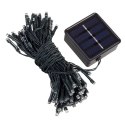 Solarne lampki choinkowe LED Maclean, 12m dł., 100 diód LED, temp. 6500K Cold White, 8 trybów, bateria NiMH 600mAh, MCE411