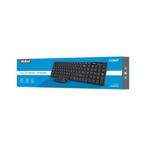 Bezprzewodowa klawiatura + mysz Rebel WS300 Bezprzewodowa klawiatura + mysz Rebel WS300