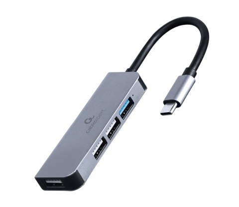 I/O HUB USB-C 4PORT/UHB-CM-U3P1U2P3-01 GEMBIRD I/O HUB USB-C 4PORT/UHB-CM-U3P1U2P3-01 GEMBIRD