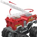 Klocki straż MEGA BLOKS Hot Wheel Monster Trucks 5-Alarm + łazik ATV Pojazd do zbudowania Zestaw klocków HHD19 p4 MATTEL